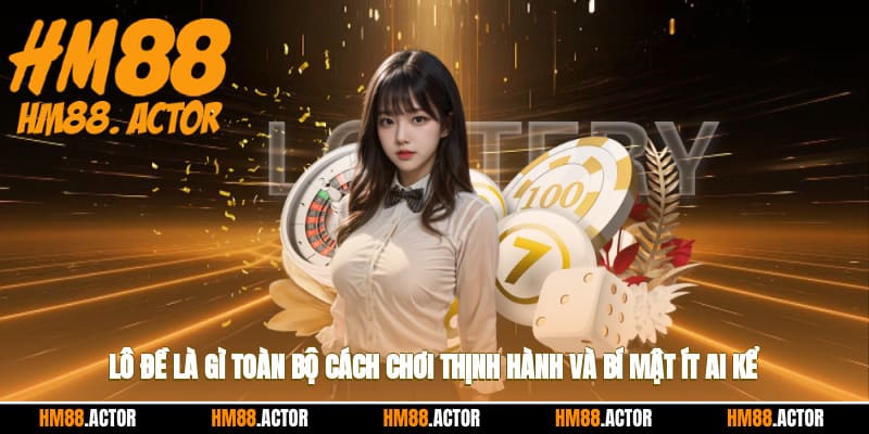 🎯 Lô Đề Là Gì? Cách Chơi Thịnh Hành Và Bí Mật Ít Ai Kể